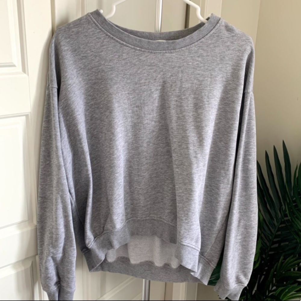 HM Grey Crew Sweater